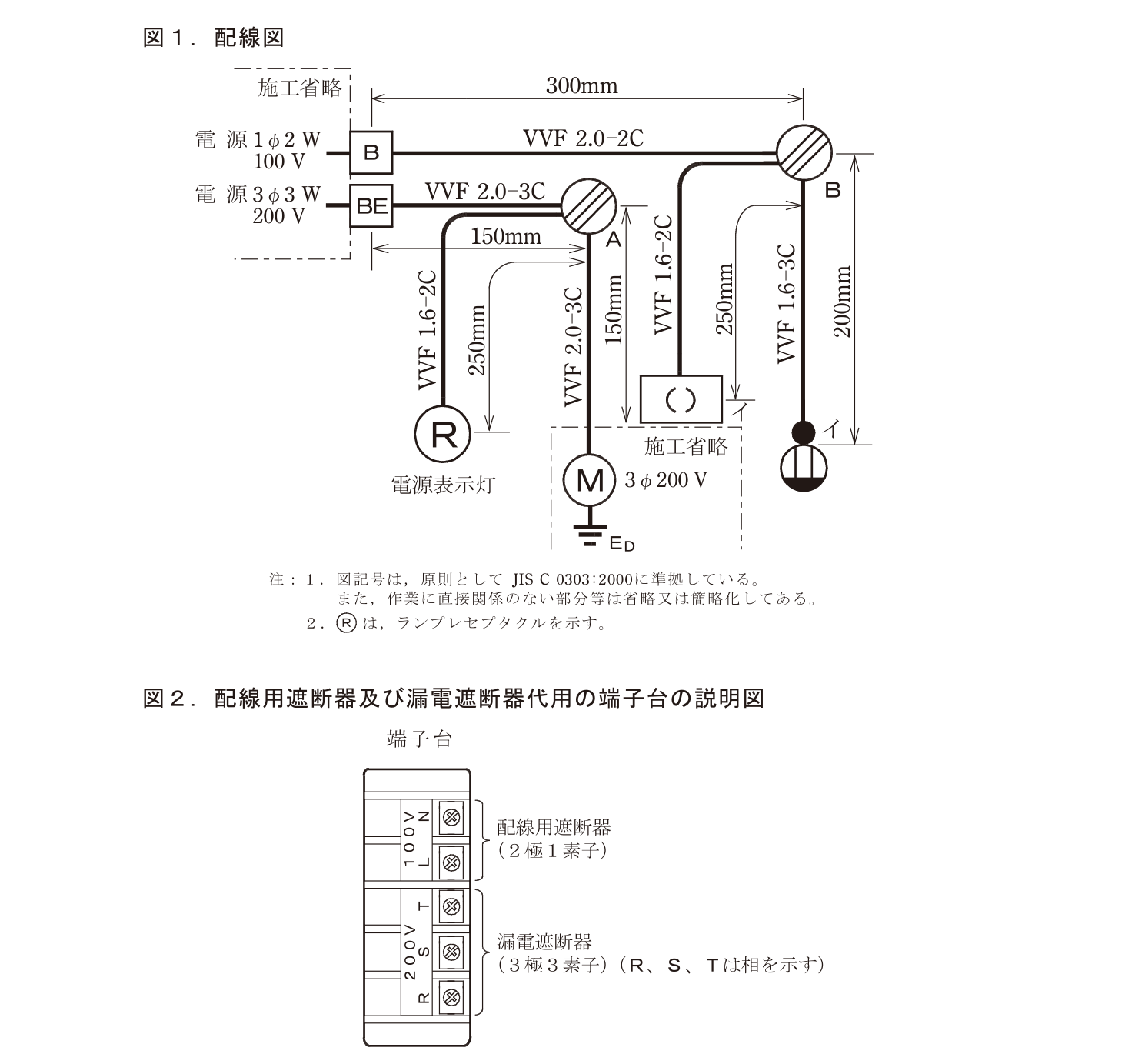 No.4 三相200V電動機 の単線図